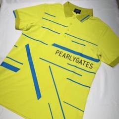 【新品】PEARLYGATES　半袖ポロシャツ　ゴルフウェア　イエロー　メンズ5