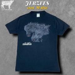 00sジャージーズ　企業ものアニマルプリントTシャツ　実寸M 馬 グッドフェード