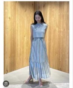 極美品　LAGUNAMOON ドレス 結婚式　お呼ばれ　オケージョン ラグナムーンLAGUNAMOONワンピース結婚式レースドレス