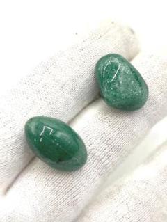 翡翠 緑色 フック型カフリンクス 超歓迎された 翡翠 緑色 フック型カフリンクス 小物 - 小物