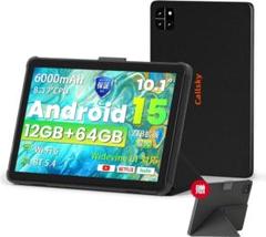 10インチ Wi-Fiモデル Android15タブレット 12GB+64GB