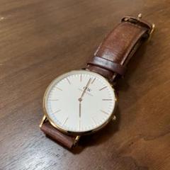 【ジャンク品】 ダニエルウェリントン 腕時計 ブラウン メンズ【used】