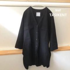 ビックオーバーシャツ　黒　タシケントのサムネイル