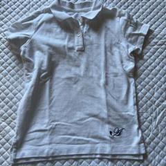 Lands' End Kids ホワイトポロシャツ S/P 120 130
