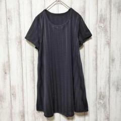 T'S COLLECTION　(M-L)　シアー Tシャツワンピース
