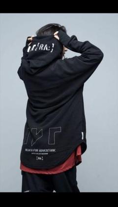 IKE spyair×NILOS nils ニルズ バック家紋ラウンドフーディー NILoS - 【先行予約】バック家紋ラウンドフーディー - BACK