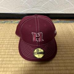 New Era 59FIFTY バーガンディ キャップ 7 1/8