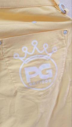 PG レディース ゴルフパンツ イエロー　PEARLY GATES サイズ1 PEARLY GATES (パーリーゲイツ) ゴルフウェア(パンツ