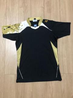 ヨネックス ユニフォーム シャツ テニス ウェア M 黒金