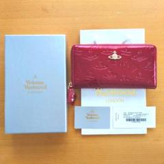 Vivienne Westwood 長財布 レッド 赤 エナメル - メルカリ