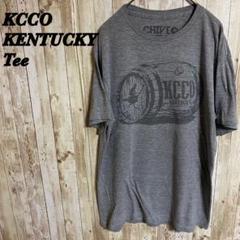 【E47】KCCO KENTUCKYプリントTeeグレー