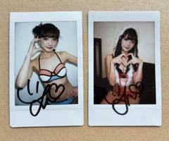 【直筆サイン入り】流川夕 チェキ 2枚セット