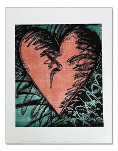 Jim Dine ジム・ダイン　証明書付き Jim Dine ジム・ダイン offset lithograph 証明書付き