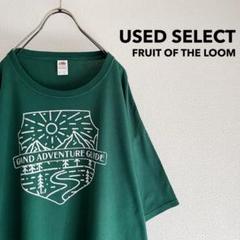 古着 “フルーツオブザルーム” Printed T-shirt (green)