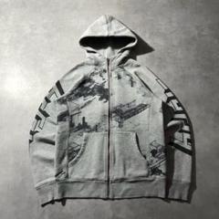 希少 00s STUSSY×Delta digital logo hoodie 希少 00s STUSSY×Delta digital logo hoodie - メルカリ