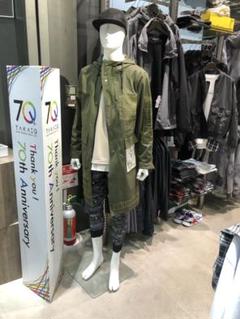 【元値2万】TAKAQ(タカキュー) ブルゾンテーラードコート　緑