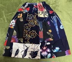 浴衣リメイクスカート【薔薇】ハンドメイド 和柄 反物 夏祭り 七夕 2025年最新】浴衣リメイクスカートの人気アイテム - メルカリ