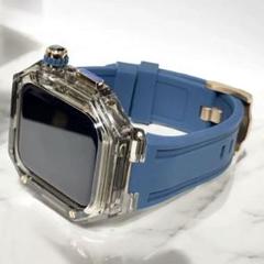 bn01⭐︎アップルウォッチバンド ラバーベルトカバー AppleWatchケース