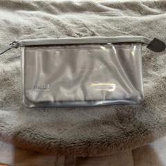 mitte clear pouch フラット（ライトグレー）