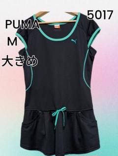 PUMA レディース ゴルフウェア M ブラック/グリーン　5017