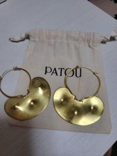 PATOU ゴールド フープピアス Patou | デザイナージュエリー、イヤリング、ブローチ