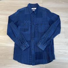 FDMTL ダークブルー デニムシャツ