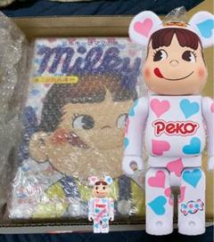 新品 未開封 ペコちゃん ベアブリック BE@RBRICKミルキー柄のサムネイル