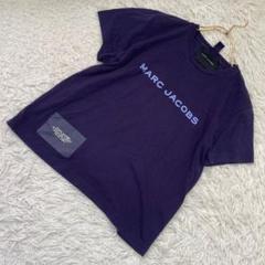 MARC JACOBS ロゴTシャツ ネイビー S カジュアル 着回し