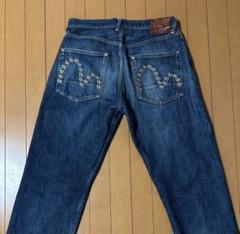 EVISU 野球ボール刺繍デニム EVISU/エヴィス デニムジーンズ No.2 サッカーボール刺繍 - メルカリ