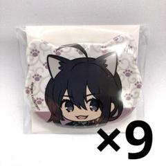 鯰尾藤四郎 刀猫 缶バッジ 刀剣乱舞 刀猫男士 猫耳缶バッジ 9点