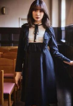 her lip to La Seine Dress