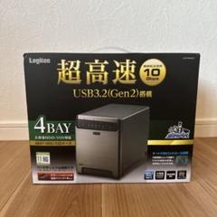 ロジテック LOGITEC USB3.2(Gen2)対応4bayHDDケースのサムネイル