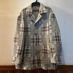 PAZZO パッゾ チェック総柄ジャケット コート