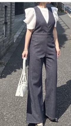 新品シーニュ☆デニムサロペットSand 0T☆ デニムサロペット Sand | Cygne