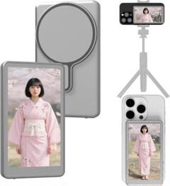 ★iphone モニター 4K/1080P 自撮りモニター 輝度調整可・外カメラ