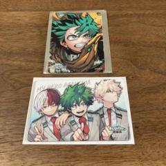 ヒロアカ　原画展　マグネットステッカー　緑谷出久　爆豪勝己　轟焦凍のサムネイル
