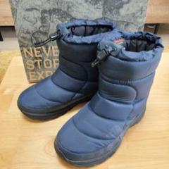 ザノースフェイス ショートブーツ ウィンターブーツ 25.0cm 紺