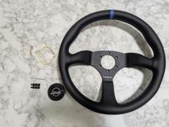 NRG INNOVATIONS ステアリング 外径Φ35cm 青ステッチ - メルカリ