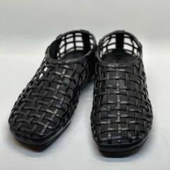 【お得商品】Nokcha メッシュ サンダル ブラック