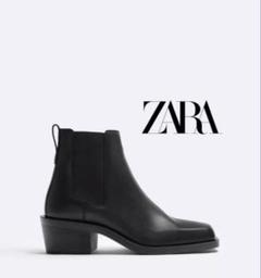 美品】ZARA サイドゴアブーツ 厚底 43 - メルカリ