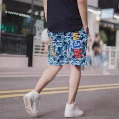 未使用 BATHING APE ショーツ パンツ シャーク カモフラ