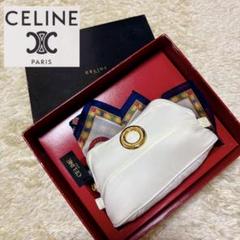 CELINE化粧ポーチとハンカチセット CELINE - celine セリーヌ ポーチ&タオルハンカチセットの通販