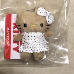 ローリーズファーム Me% トイキーホルダー サンリオ 白ドット