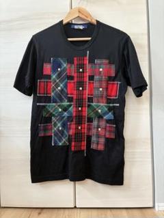 もち　JUNYA WATANABE　パッチワークTシャツ　スタッズ　美品 もち様専用 JUNYA WATANABE パッチワークTシャツ スタッズ 美品