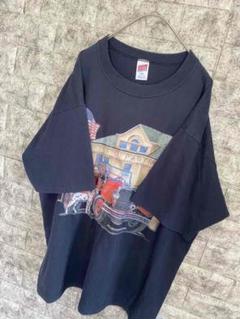 【レア】 雰囲気抜群 USA製 半袖Tシャツ Lサイズ 消防 ダルメシアン