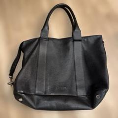 JIMMY CHOO 黒 レザートートバッグ