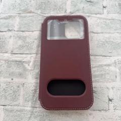 そ　iPhone13 Pro Max ケース 窓付き　薄型 手帳型 カバー