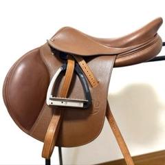 【美品】BD障害鞍【17インチSサイズ】腹帯付き