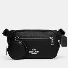 美品✨ COACH コーチ ラウンドコインケース 丸型ポーチ ホース&キャリッジ COACH】コーチ シグネチャー ラウンド 丸型 円型 コインポーチ