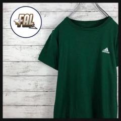 US直輸入 アディダス Tシャツ 緑 グリーン アースカラー 古着女子 フルジョ